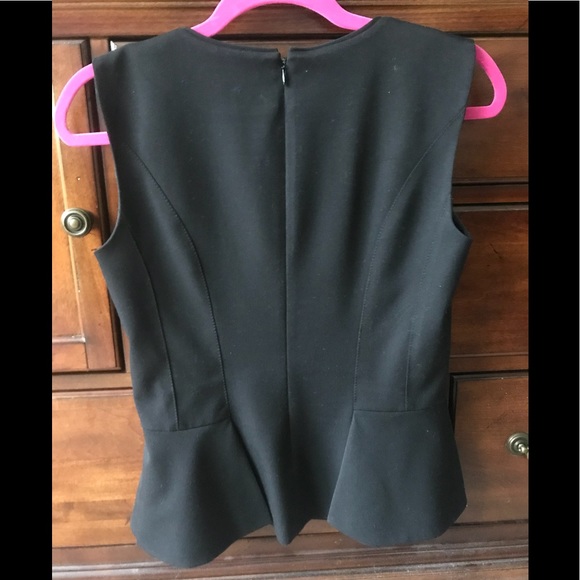 WHITE HOUSE BLACK MARKET WOVEN PEPLUM TOP - Picture 3 of 3